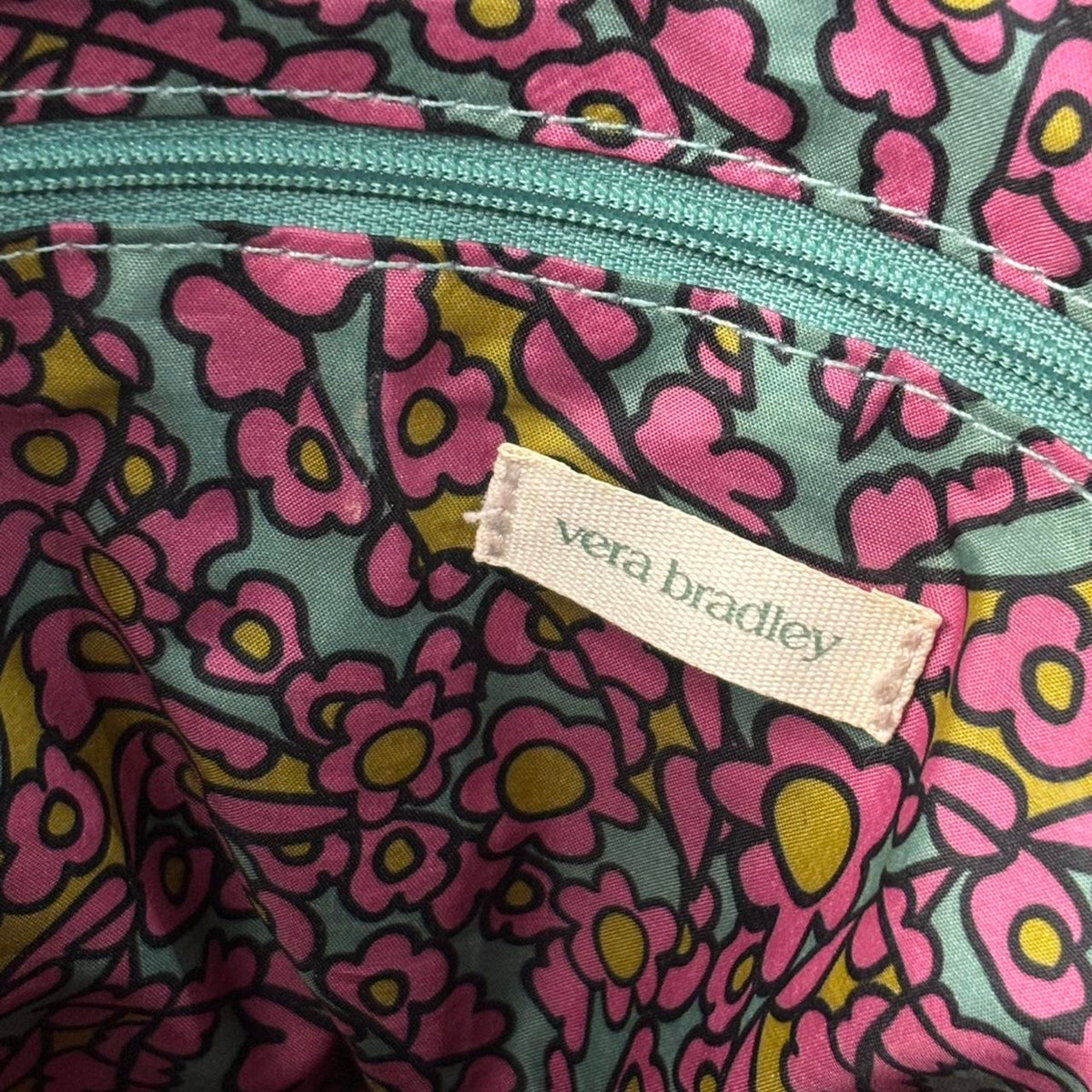 Vera Bradley Black Featherweight Original Zip Tote Bag - Gloss & Grit