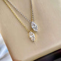 Sterling Silver Zircon Pendant Necklace for Layered Shine - Gloss & Grit