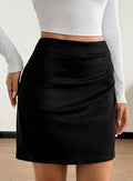 Sloane Faux Suede Mini Skirt