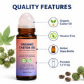 Rose Quartz Castor Oil Roll-On