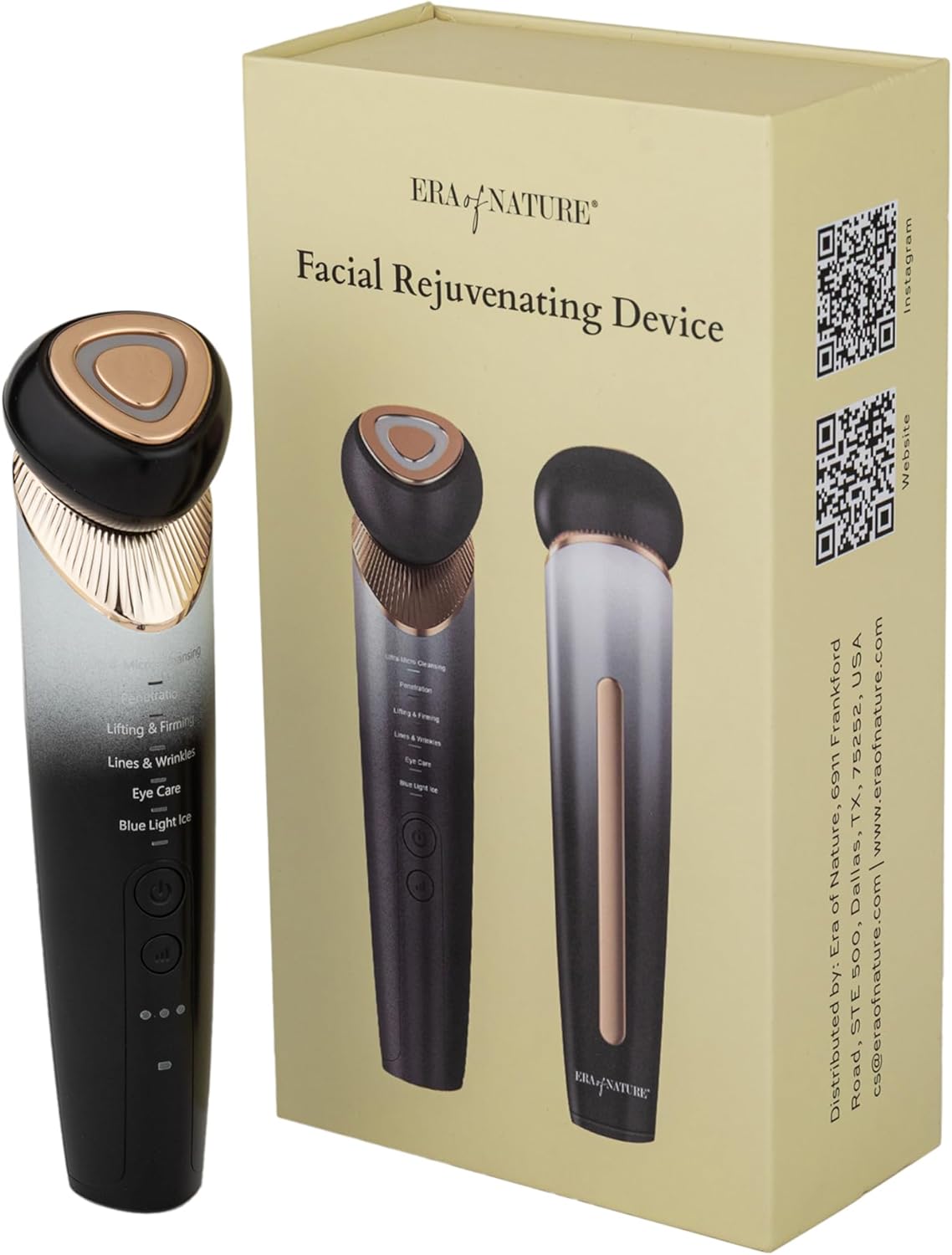 Red Light Microcurrent Facial Toning Device - Gloss & Grit