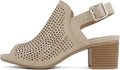 Soda Kathy Block Heel Sandals