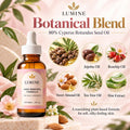 LUMINE body oil botanical blend with jojoba, rosehip, sweet almond and tea tree oils