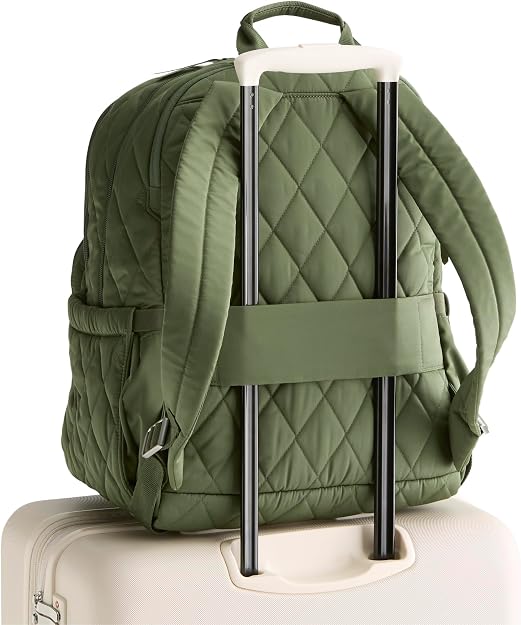 Vera Bradley 28-Liter Bancroft Backpack Bronze Green