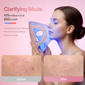 LED Light Therapy Face Mask - Red, Blue & Infrared | Anti-Aging & Acne Treatment - Gloss & Grit