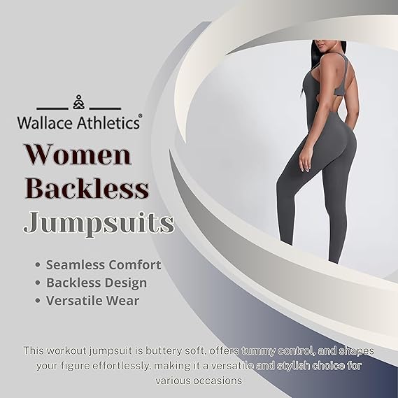 Wallace Athletics Ribbed Athletic Bodysuit with Built-In Bra Size Small - Gloss & Grit