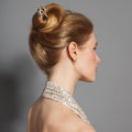 The Hair Edit Gold Claw Clip and Chignon Pin Set