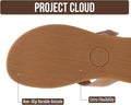 Project Cloud Nina Rose Gold Sandals
