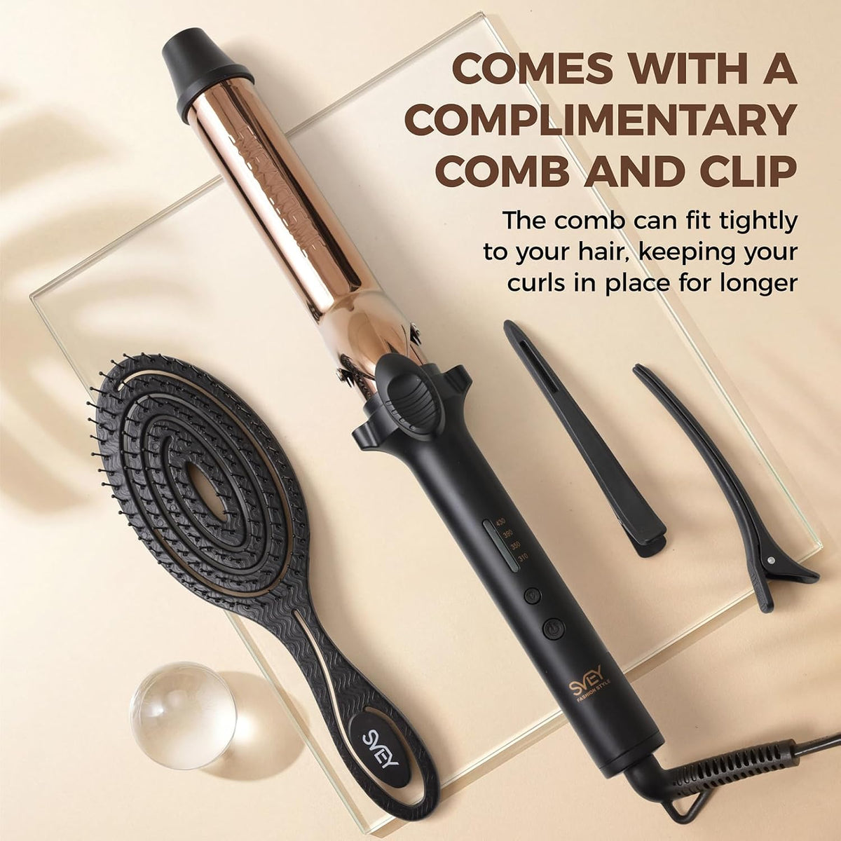 SVEY Ceramic Curling Iron