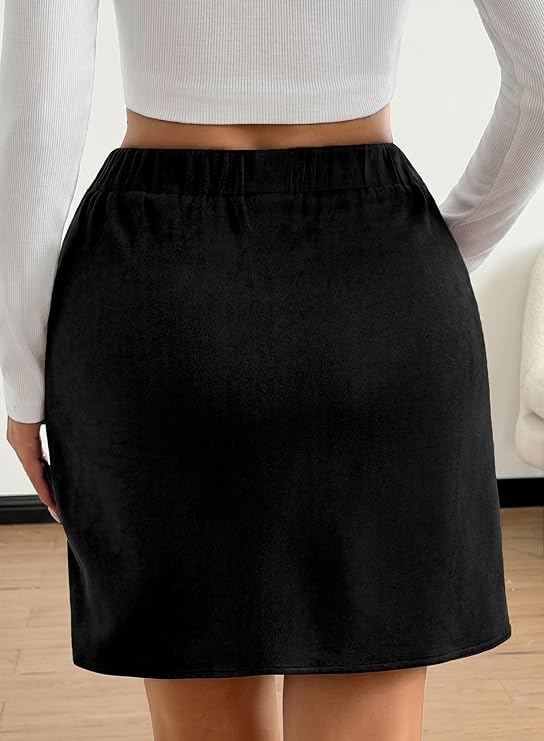 Sloane Faux Suede Mini Skirt