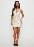 Princess Polly Brittanie Sequin Backless Top