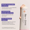 HALEYS Re-form Luminous Skin Foundation & Blender Set – H. 4.25