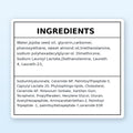 Full ingredient list for MAIAMIMAX Anti-Aging Face and Neck Cream