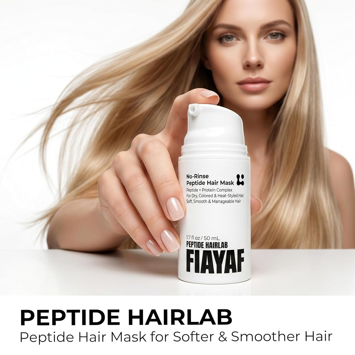 Peptide HairLab Hair Mask for Damaged Hair, Floral Scent, 1.7 fl oz