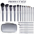 20-Piece Makeup Brush Set with Travel Case
