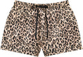 Steve Madden Satin Leopard Print Sleep Set Lightweight Pajamas