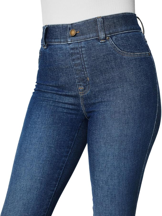 SPANX Original EveryWear Flare Jeans High-Rise Authentic Blue