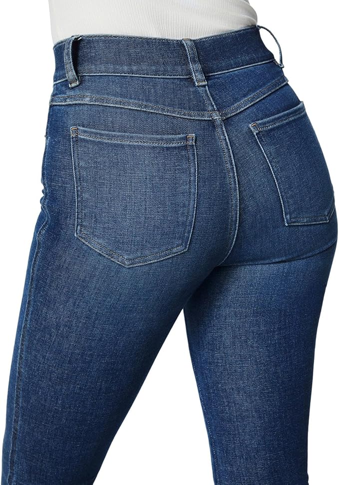 SPANX Original EveryWear Flare Jeans High-Rise Authentic Blue