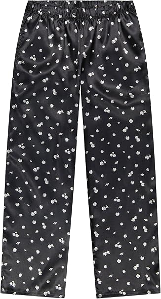 Steve Madden Satin Long Sleeve Button Down & Pants Sleep Set