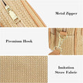 Raffia Woven Crossbody Bag – product image 2