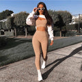 Cropped Long Sleeve Pullover Sweater Top - Gloss & Grit