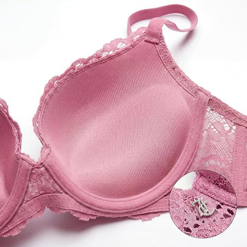 Juicy Couture Women's 3-Pack Sexy Extreme Push Up Lace Bra Set - Gloss & Grit