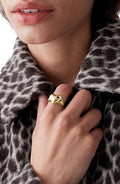 Kate Spade Heart & Spade Signet Ring in gold – product image 2