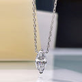 Sterling Silver Zircon Pendant Necklace for Layered Shine - Gloss & Grit