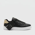 Armani Exchange Black & Pale Gold Ax London Embossed Classic