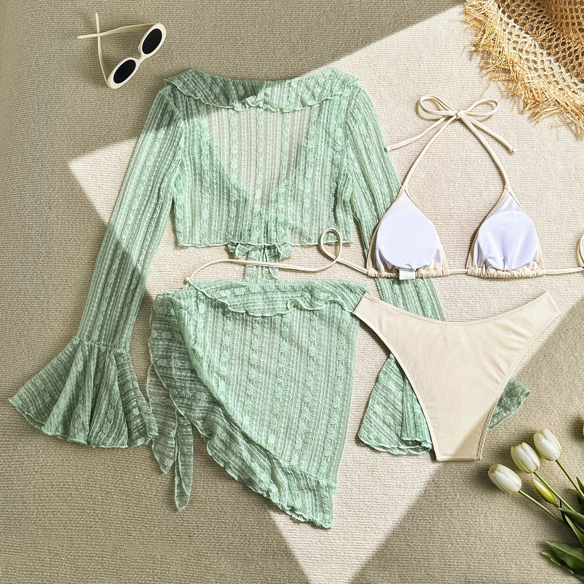 Elara Mesh Swim Set