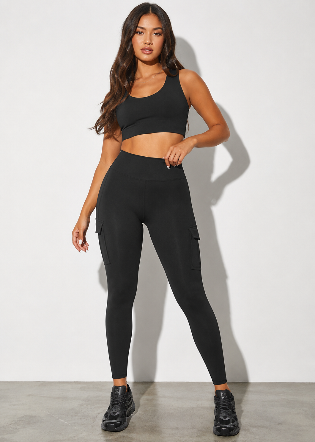 Black Avanova Cargo Leggings