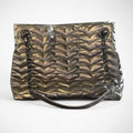 Betsey Johnson Metallic Quilted Heart Shoulder Bag - Gloss & Grit