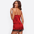 Lace Trim Cami and Shorts Sleepwear Set - Gloss & Grit