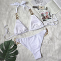 Sola Embellished Triangle Bikini Set