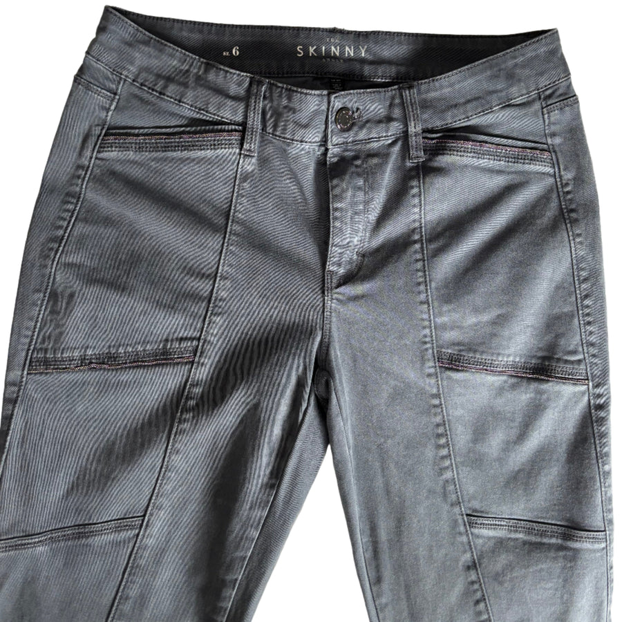 Women’s White House Black Market Navy Skinny Ankle Pants – Stretch Work Style (Pre-owned)