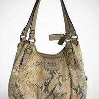 Coach Madison Maggie Python-Embossed Shoulder Bag – Style 18929 (Pre-owned)