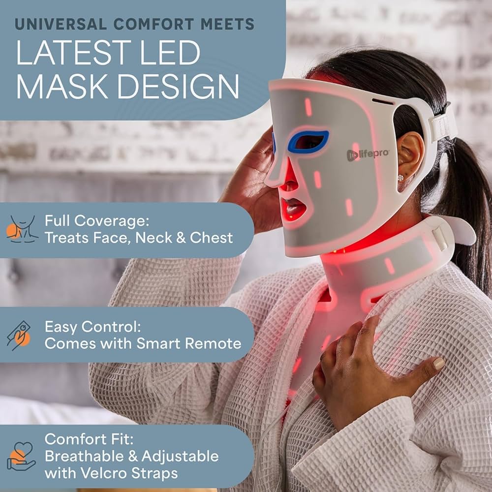 LifePro RevitaGlow Pro Red Light Therapy Mask
