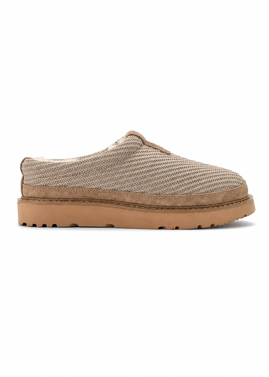 Genuine Shearling Fireside Greta Sport Knit Clogs