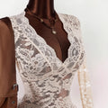 Serena Lace Asymmetrical Top