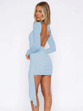 Arielle Open-Back Mini Dress