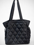 Vera Bradley Black Featherweight Original Zip Tote Bag - Gloss & Grit