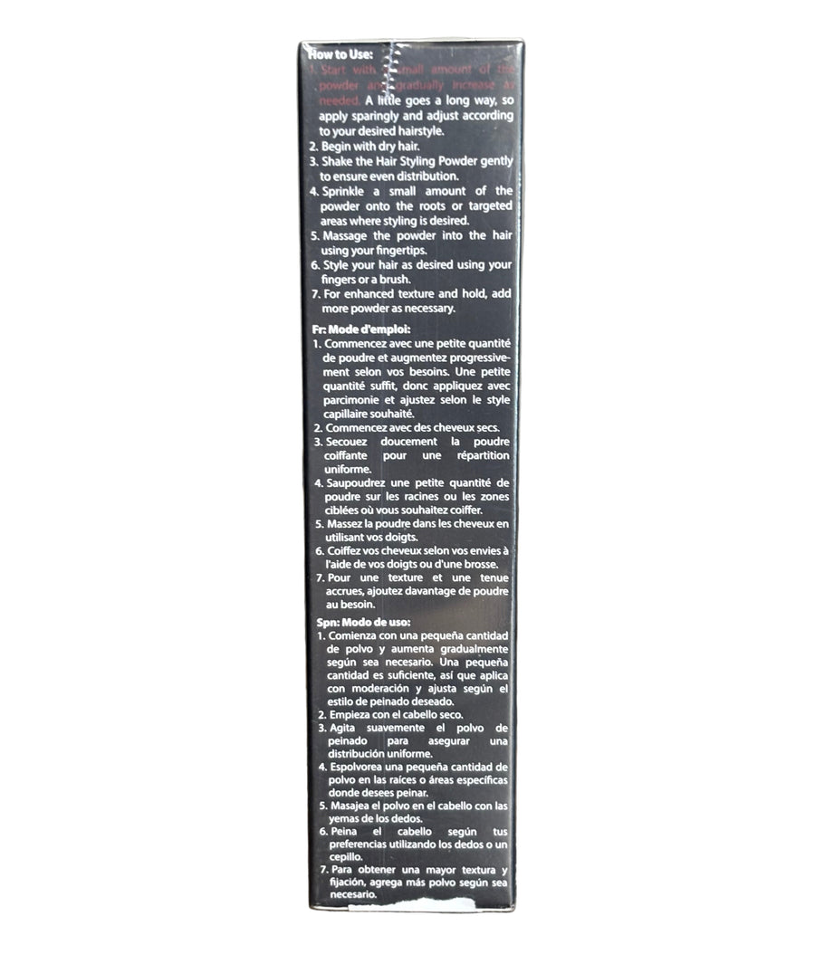 Thick Fiber Hair Styling Powder Matte Volumizing Non-Sticky Texture Hold 26g