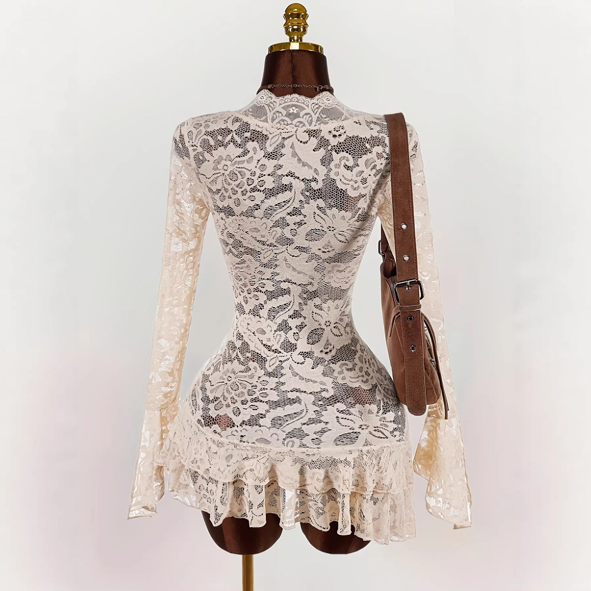 Serena Lace Asymmetrical Top