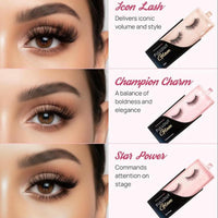 Full Out Glam Magnetic Eyelashes & Eyeliner Kit with Applicator – Set of 3 Reusable Lash Sets