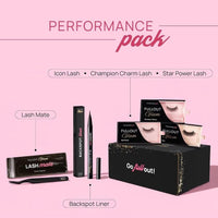 Full Out Glam Magnetic Eyelashes & Eyeliner Kit with Applicator – Set of 3 Reusable Lash Sets