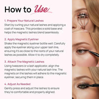 Full Out Glam Magnetic Eyelashes & Eyeliner Kit with Applicator – Set of 3 Reusable Lash Sets