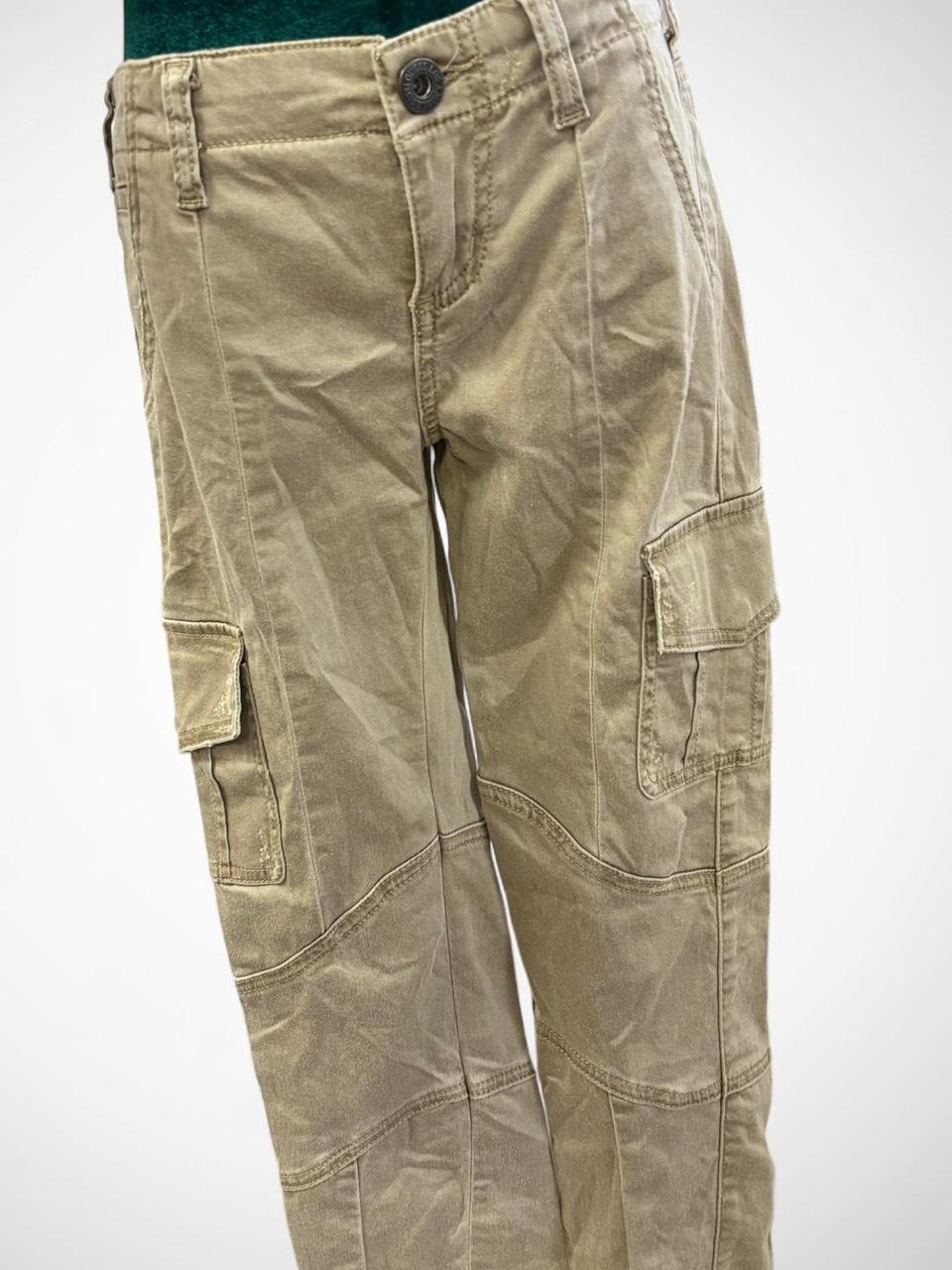 Guess Khaki Cargo Pants with Utility Pockets - Gloss & Grit