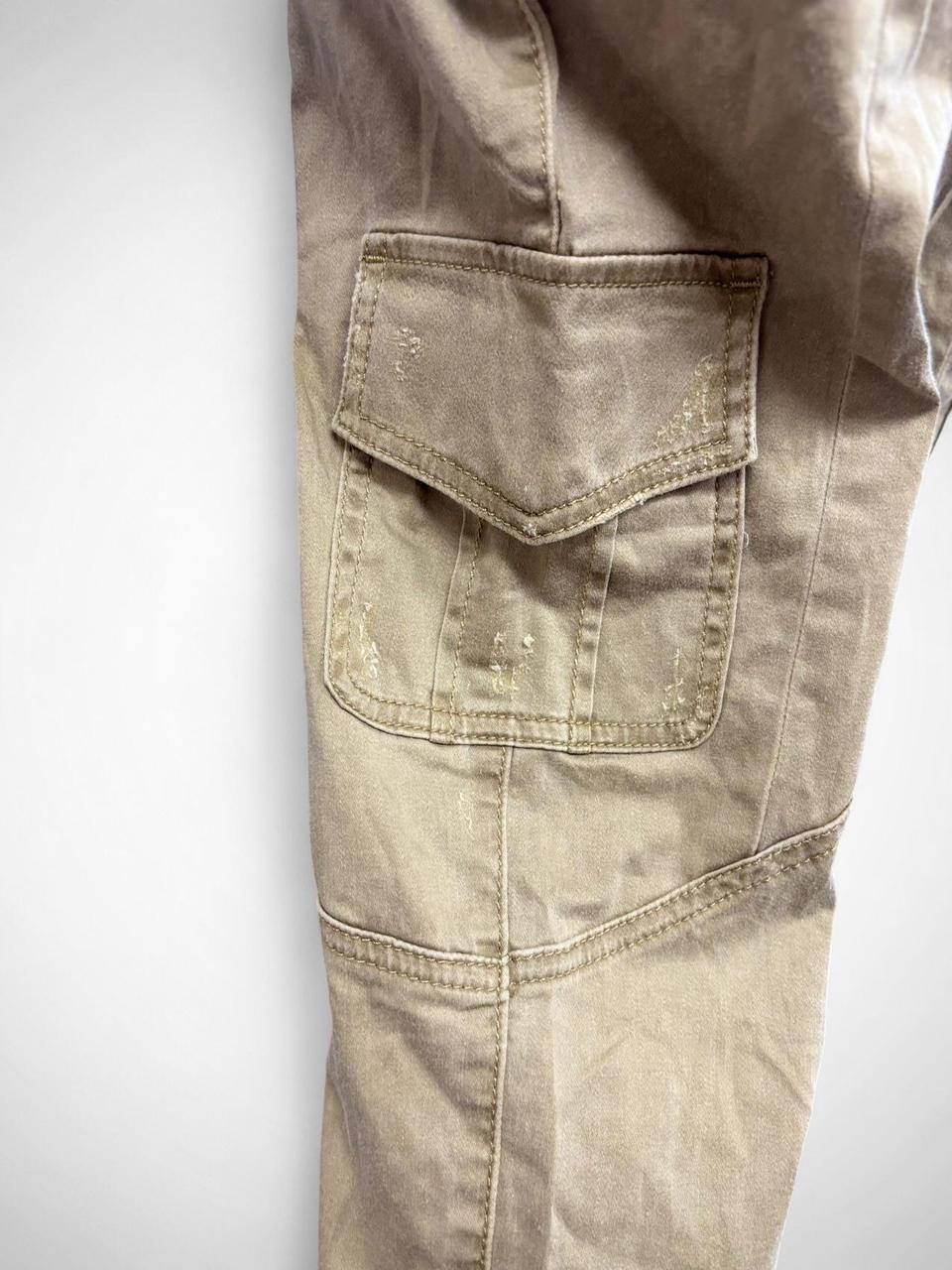 Guess Khaki Cargo Pants with Utility Pockets - Gloss & Grit