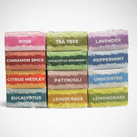 Adams Handmade Castile Soap 4-Pack – Natural Essential Oil Bars, Vegan & Organic