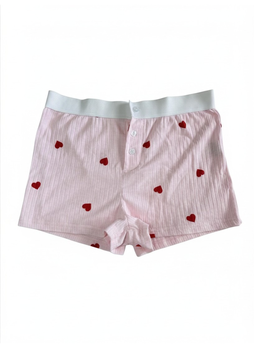 Set of 2 Pink Printed Boyshorts